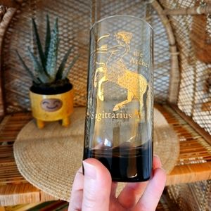 *SOLD*MCM Zodiac Sagittarius Archer Glass